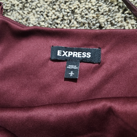 Express Burgundy Lace Dress - Picture 6 of 6